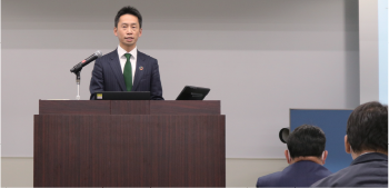 直近では269社、421名のお取引先様に対して、方針説明会を実施
